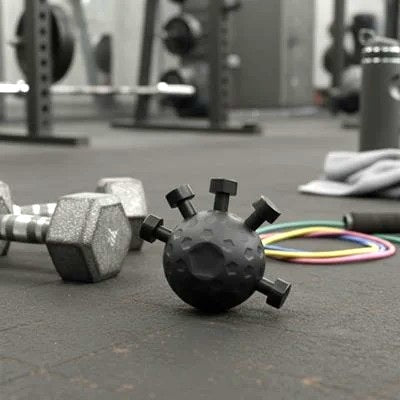 Hand grip sur une surface d'un environnement fitness