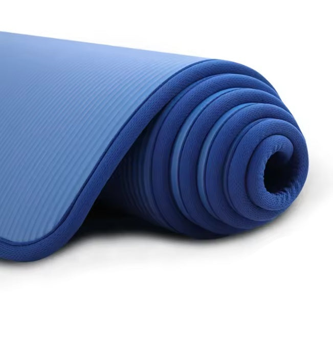 Tapis de gym couleur bleu