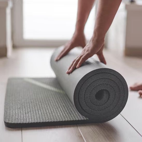 Tapis de gym épais rangement facile