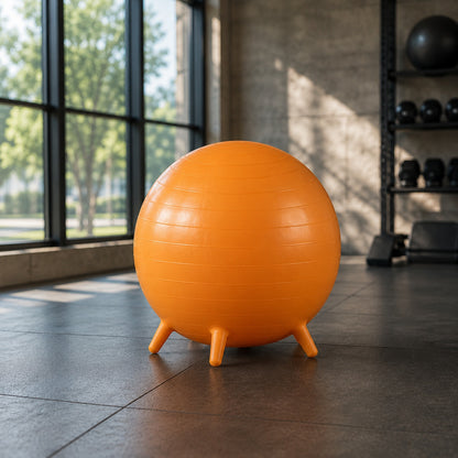 Ballon gym dans une salle de musculation