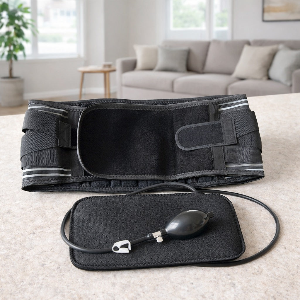 ceinture chauffant lombaire et ces accessoires
