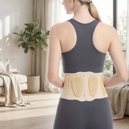 Ceinture lombaire femme avec coussins de soutien 