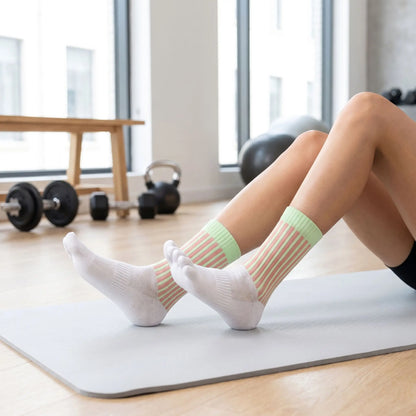 Chaussette antidérapante femme utilisation en entraînement