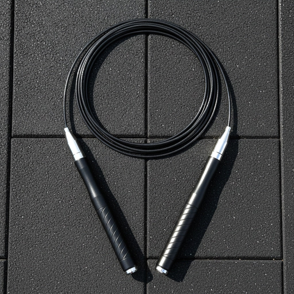 Corde à sauter crossfit modèle de couleur noir