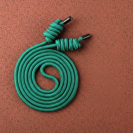 Corde à sauter double tressage modèle de couleur vert