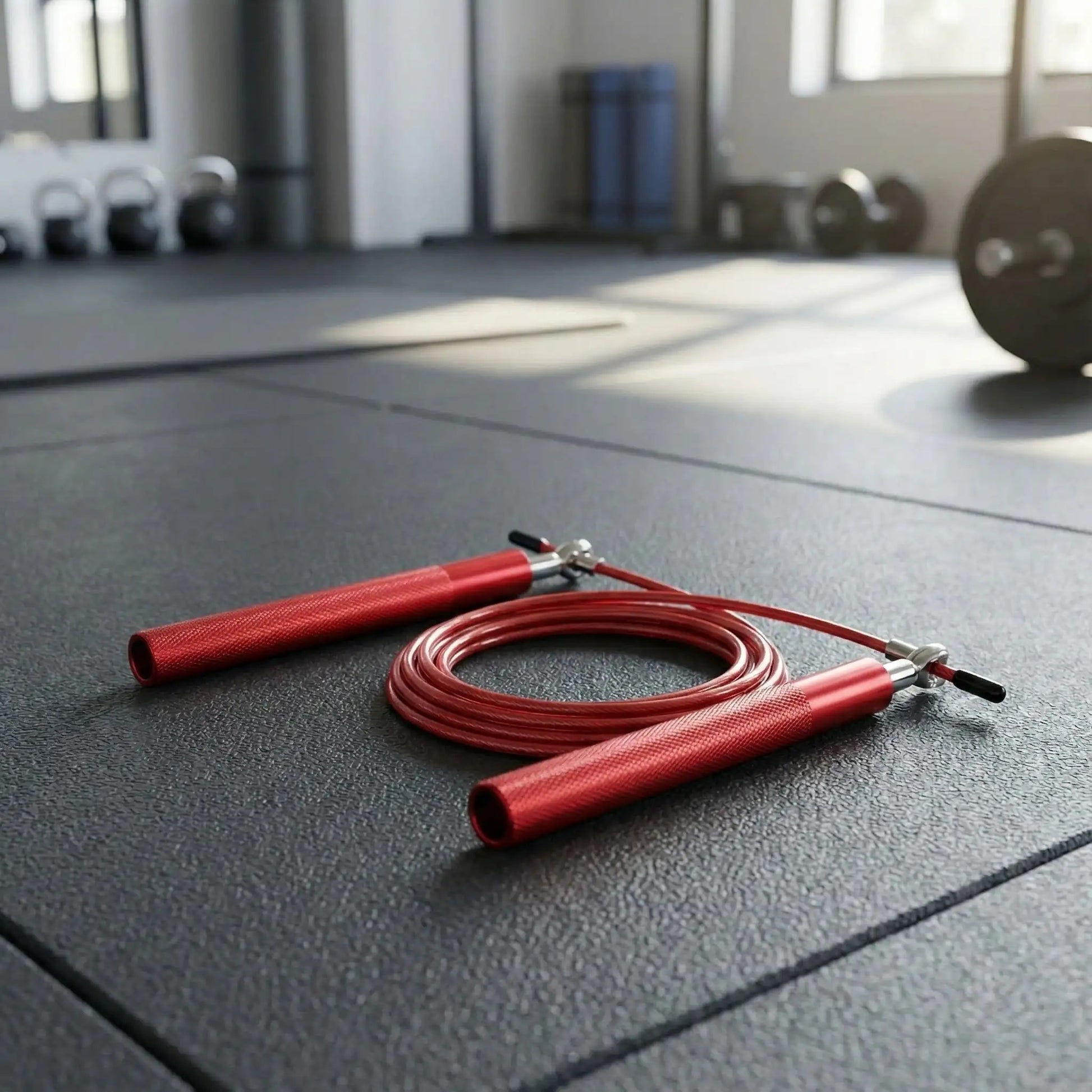 Corde à sauter modèle rouge