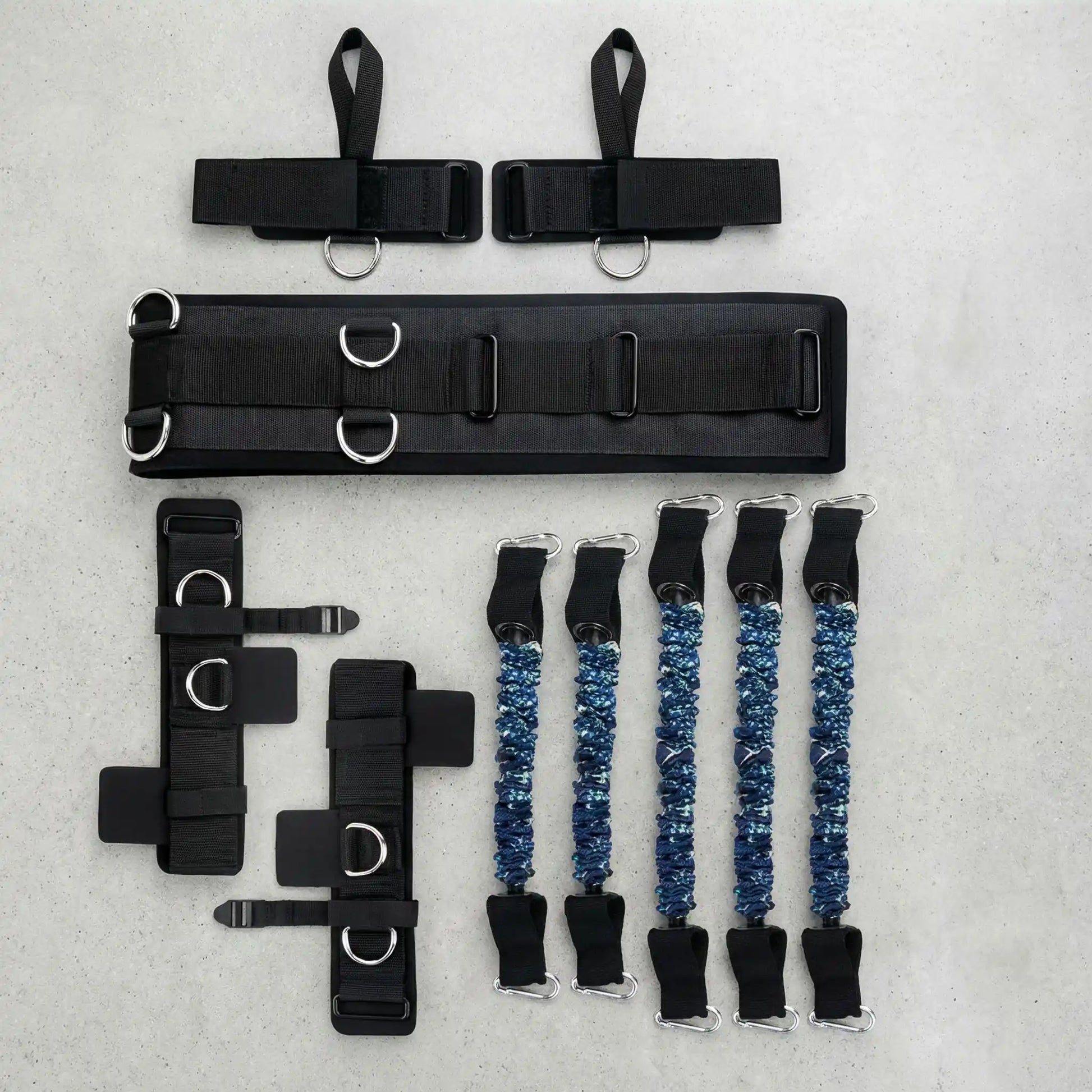 Élastique muscu kit couleur bleu