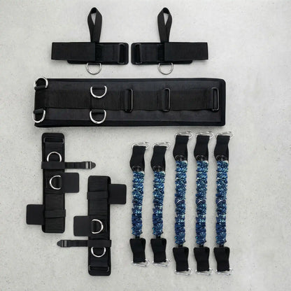 Élastique muscu kit couleur bleu