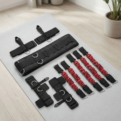 Élastique muscu kit couleur rouge