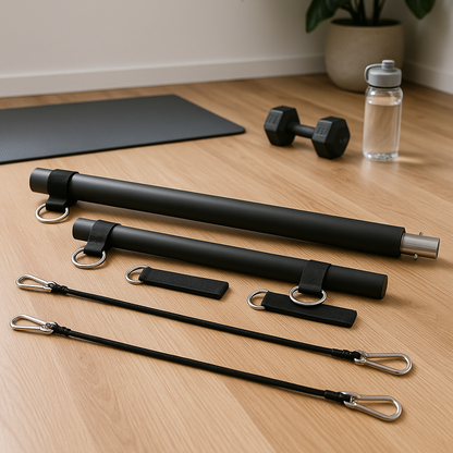 elastique musculation barre noir