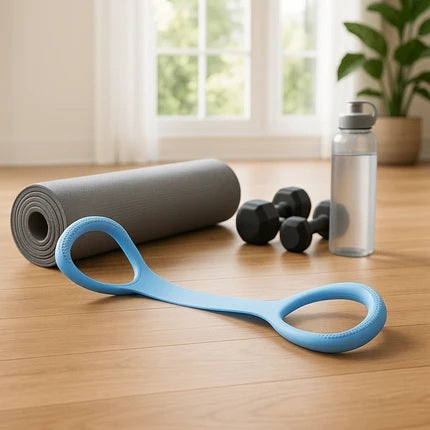 Elastique musculation bleu plancher