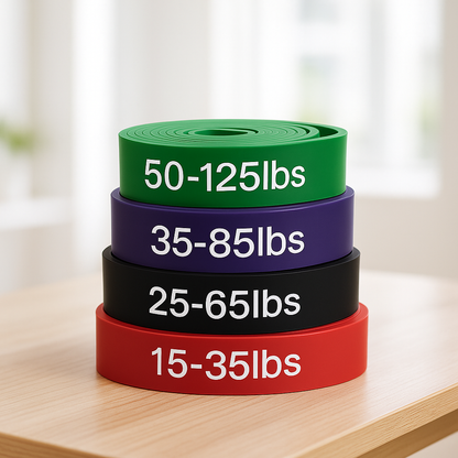 Elastique musculation ensemble de quatre résistance