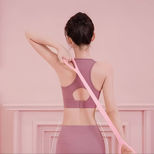 Élastique musculation femme tirage du dos