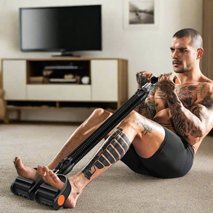 elastique musculation homme exercice salon