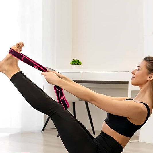 elastique musculation segments femme souriante