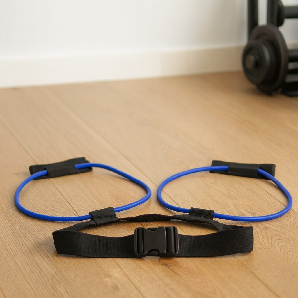 Elastique pour le sport bleu