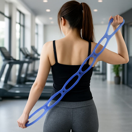 Elastique sport à anneaux femme de dos