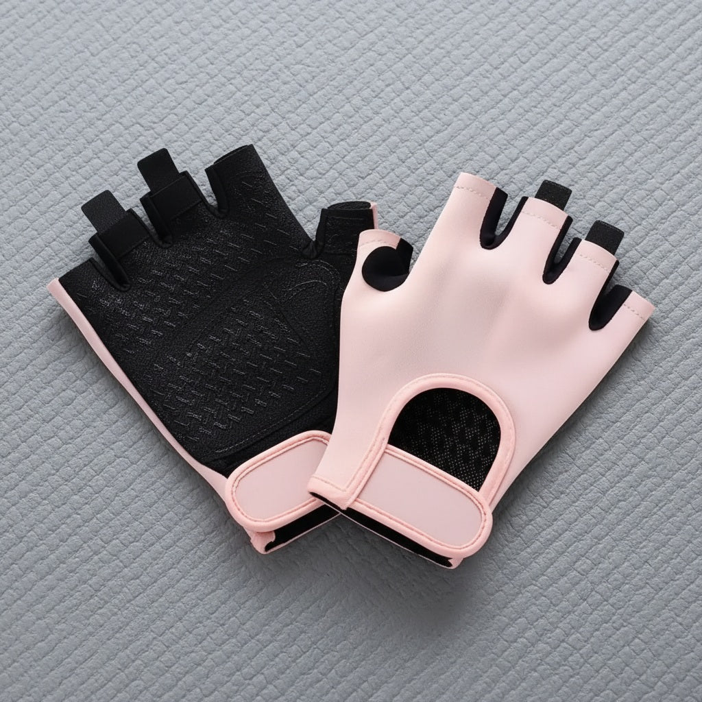 Gants pour la musculation modèle de couleur rose