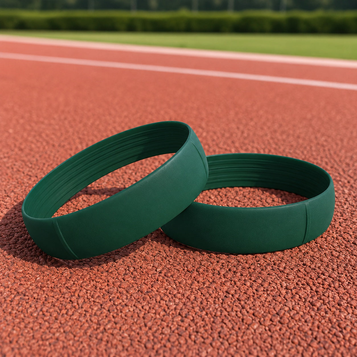 Genouillère rotulienne pour le sport modèle de couleur vert
