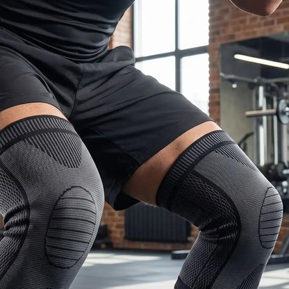 Genouillère sport modèle de couleur noir