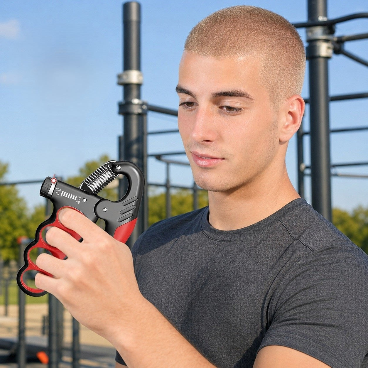 Grip for hands une personne faisant une pratique avec l'outil 