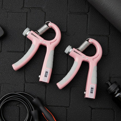 Hand grip avec compteur modèle de couleur rose