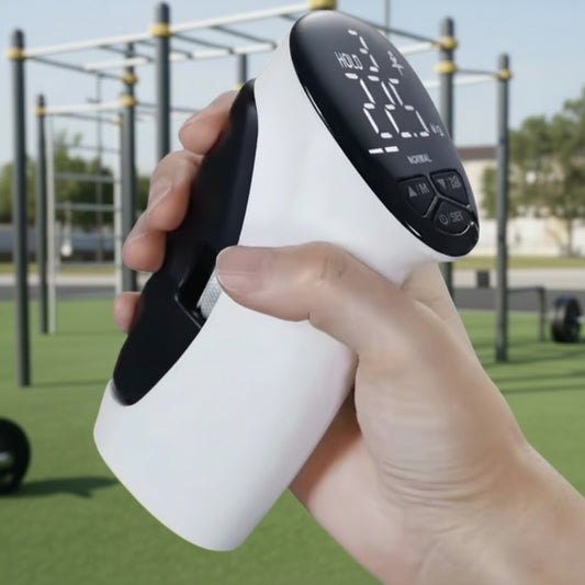 Hand gripping une personne montrant le modèle lors d'une séance de d'entraînement