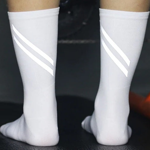 Chaussettes de sport porter pendant exercice sur tapis de gym