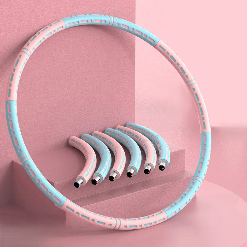 Hula hoop modèle bleu et rose