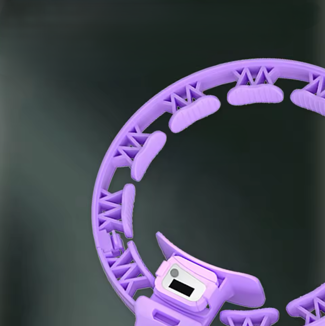 Hula hoop points de massage intégré