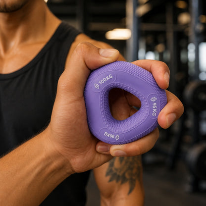 Musclet une personne utilisant l'exerciseur en salle de sport