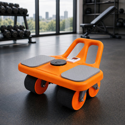 Roulette abdos l'outil dans une salle gym