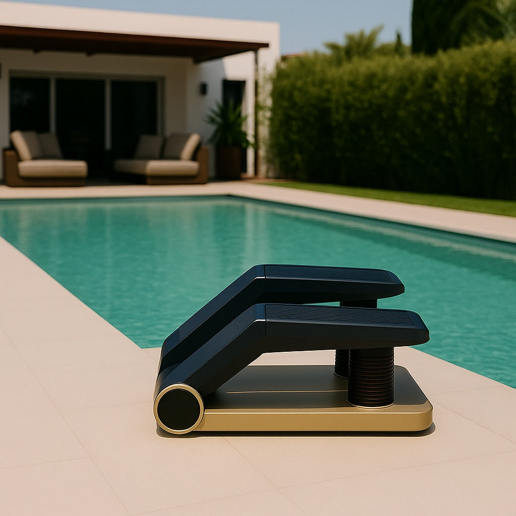 Sports stepper à air bord piscine