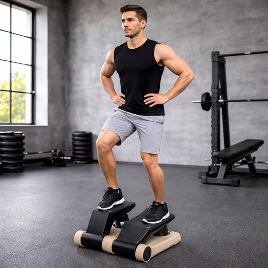 Sports stepper à air une personne s'entrainant dans un gym