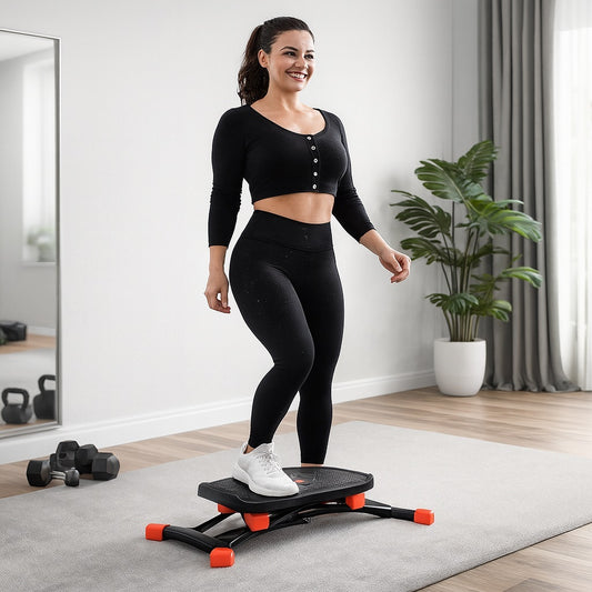 Sports stepper femme commence une pratique