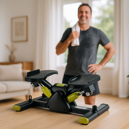 Sports stepper homme satisfait