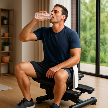 sports stepper multifonction homme assis