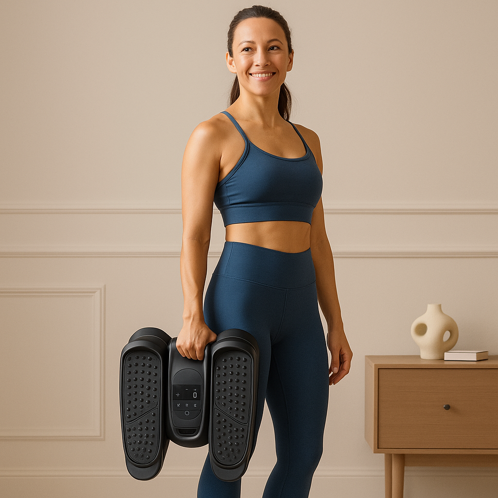 stepper electrique femme contente