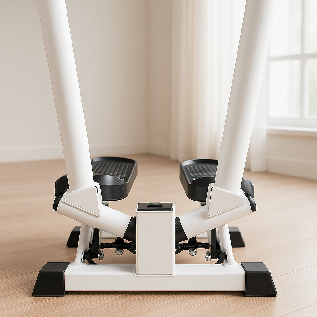 stepper fitness bras mobiles structure pedales
