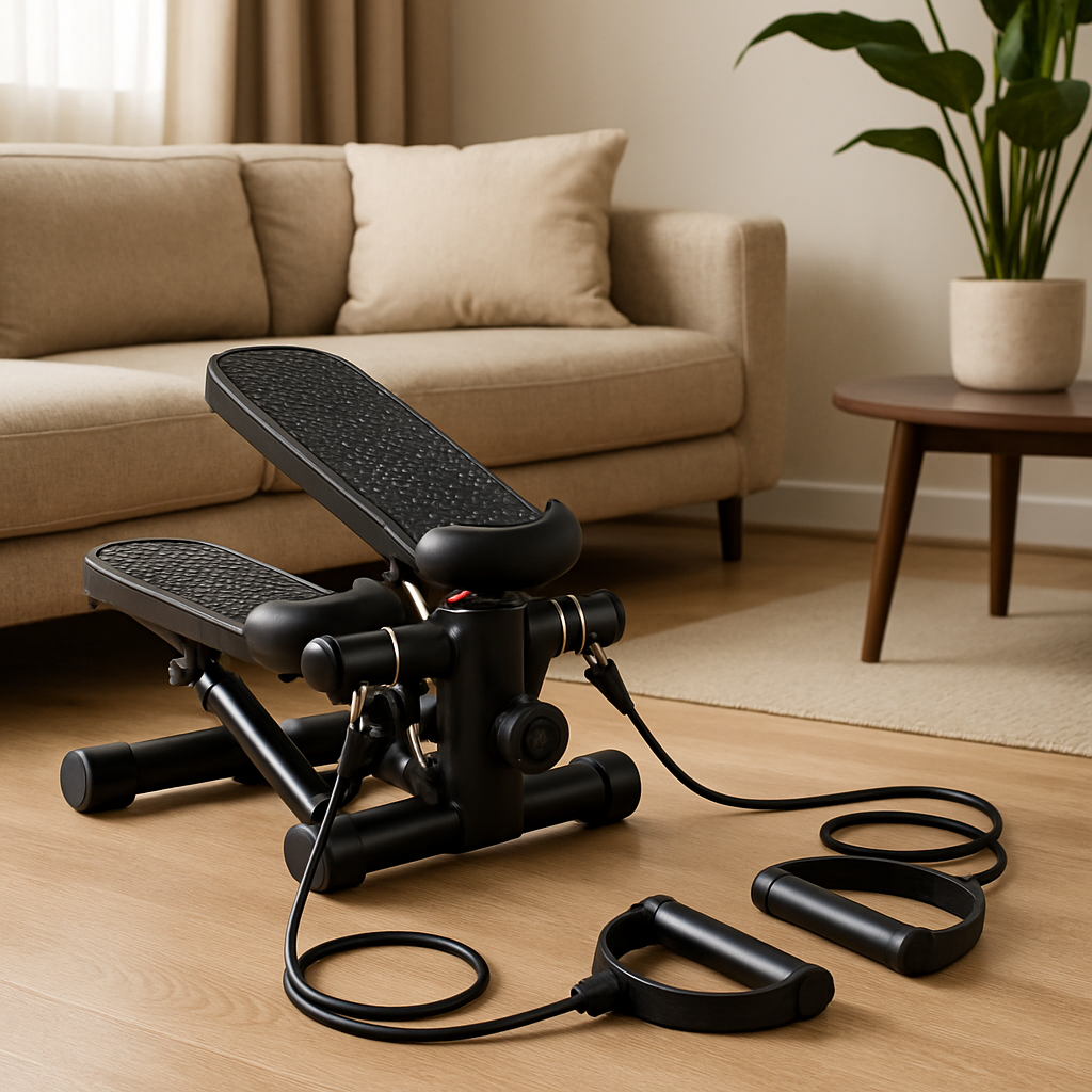 stepper noir elastiques uniquement