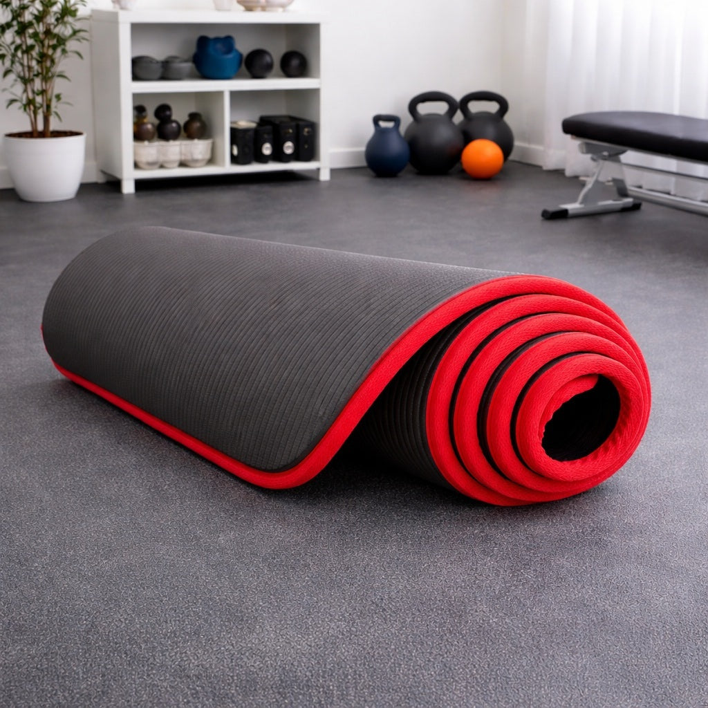 Tapis de gym modèle de couleur noir