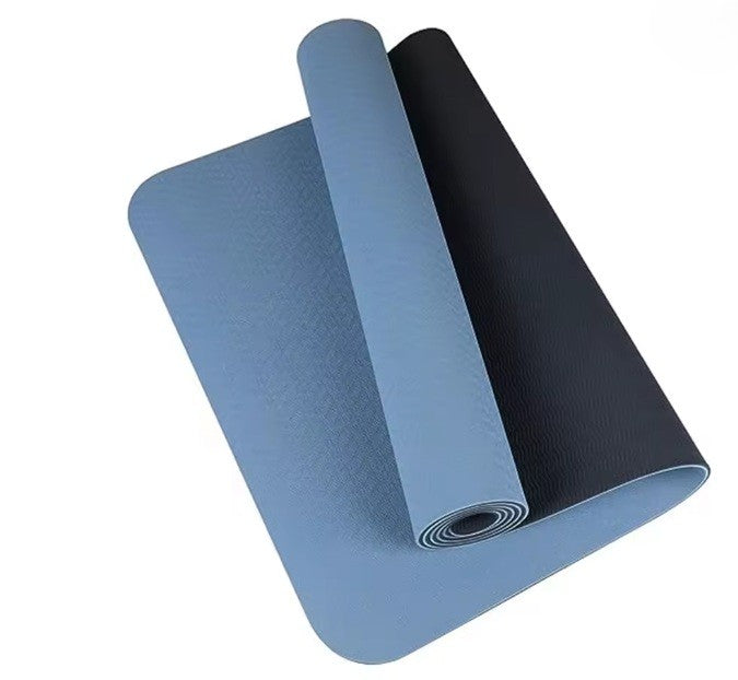 Tapis de sport modèle de couleur  bleu et noir