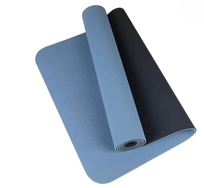 Tapis de sport modèle de couleur  bleu et noir