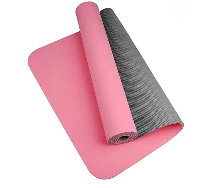 Tapis de sport modèle de couleur rose et gris