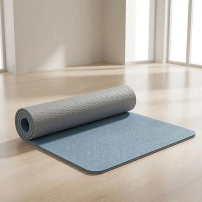 Tapis de yoga modèle de couleur bleu pâle

