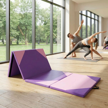 Tapis pour gym pliable au studio fitness